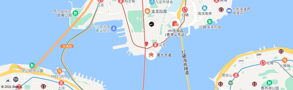 香港喜來登酒店(近彌敦道)_巴士站地圖_香港巴士_妙搜巴士搜尋2024