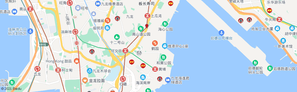 香港馬頭圍道(紅磡廣場)_巴士站地圖_香港巴士_妙搜巴士搜尋2024