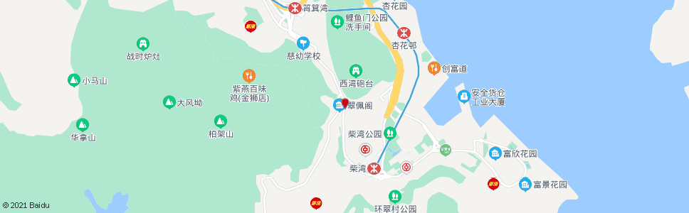 香港柴灣道_巴士站地圖_香港巴士_妙搜巴士搜尋2024