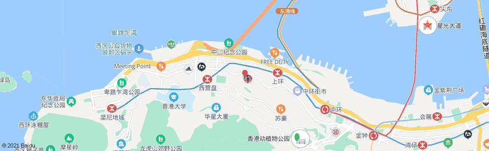 香港荷里活道_巴士站地圖_香港巴士_妙搜巴士搜尋2024