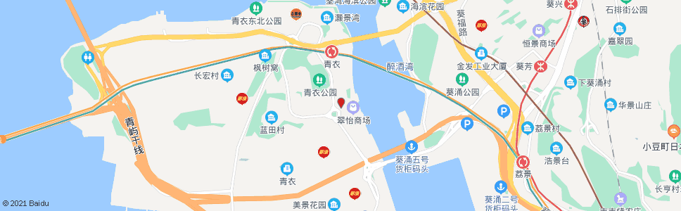 香港海悅花園_巴士站地圖_香港巴士_妙搜巴士搜尋2024