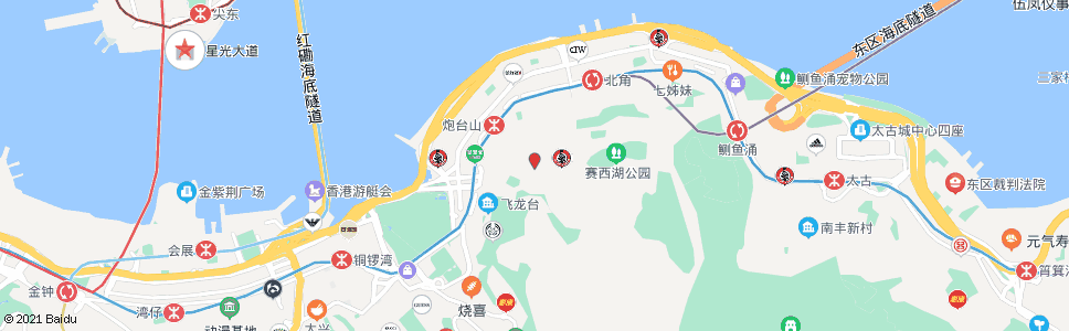 香港雲景道(桂華山中學)_巴士站地圖_香港巴士_妙搜巴士搜尋2024