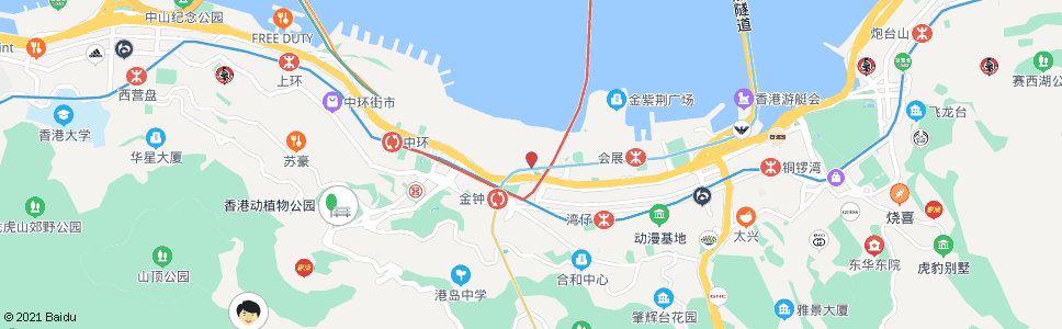 香港海澄湖畔一段第18座_巴士站地圖_香港巴士_妙搜巴士搜尋2024