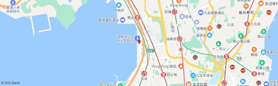 香港海澄湖畔會所(對面)_巴士站地圖_香港巴士_妙搜巴士搜尋2024