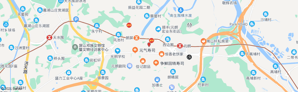 香港元朗安寧路大橋路_巴士站地圖_香港巴士_妙搜巴士搜尋2024