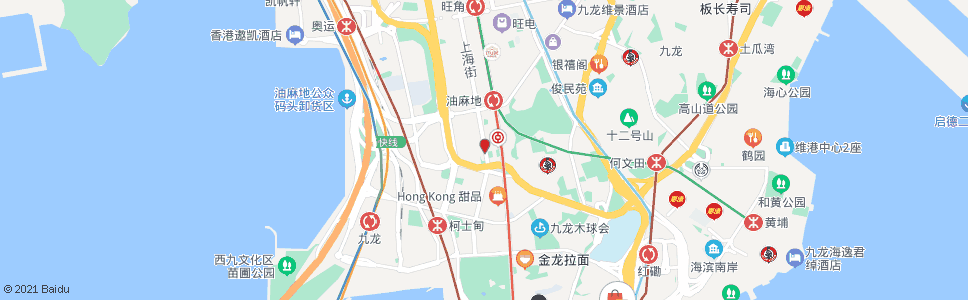 香港油麻地眾坊街_巴士站地圖_香港巴士_妙搜巴士搜尋2024