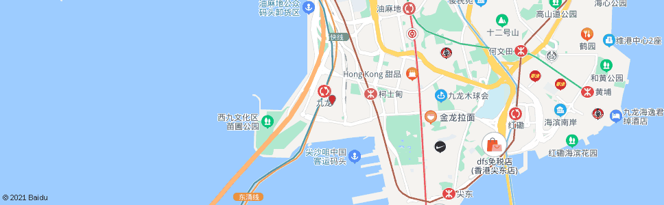 香港尖沙咀警署_巴士站地圖_香港巴士_妙搜巴士搜尋2025