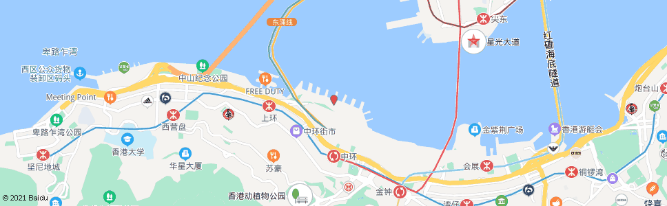 香港新碼頭街_巴士站地圖_香港巴士_妙搜巴士搜尋2024