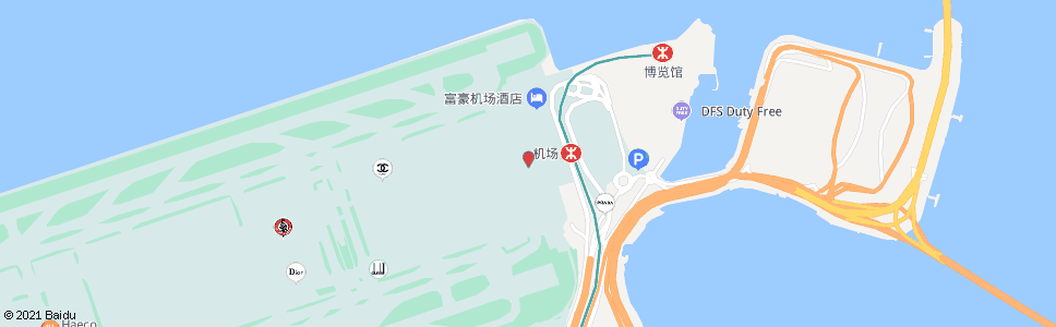 香港香港國際機場(離港層)_巴士站地圖_香港巴士_妙搜巴士搜尋2025