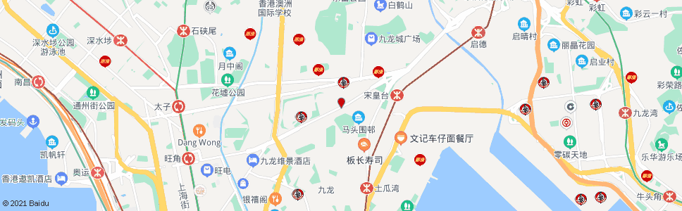 香港香港眼科醫院九龍醫院播道醫院九龍城法院大樓_巴士站地圖_香港巴士_妙搜巴士搜尋2024