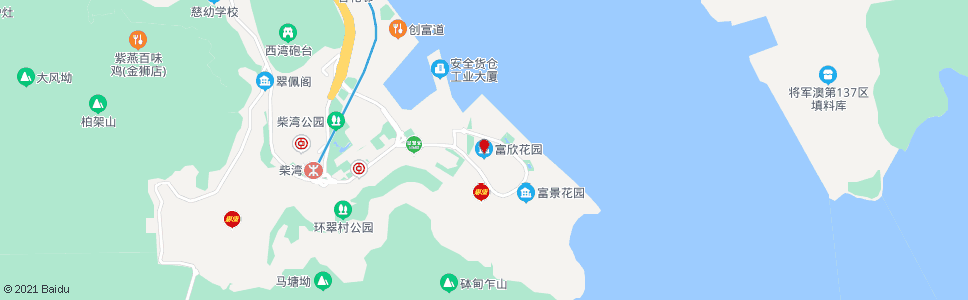 香港富欣花園(富欣道)_巴士站地圖_香港巴士_妙搜巴士搜尋2024