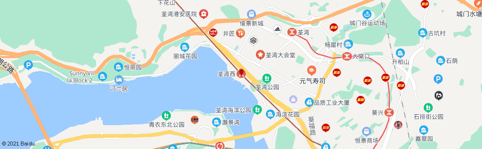 香港荃灣西鐵路站總站_巴士站地圖_香港巴士_妙搜巴士搜尋2024