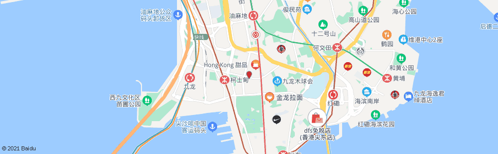 香港佐敦廟街_巴士站地圖_香港巴士_妙搜巴士搜尋2024