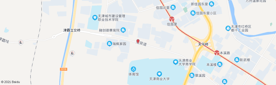 天津光荣道辰盛路_公交站地图_天津公交_妙搜公交查询2024