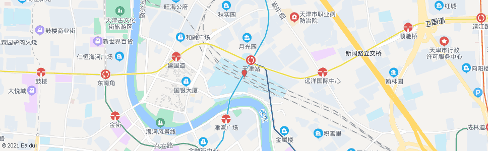 天津浩源路_公交站地图_天津公交_妙搜公交查询2024