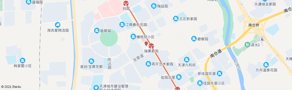 天津物美北辰店_公交站地图_天津公交_妙搜公交查询2024