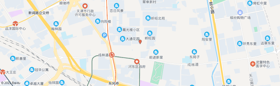 天津奥兰里_公交站地图_天津公交_妙搜公交查询2024