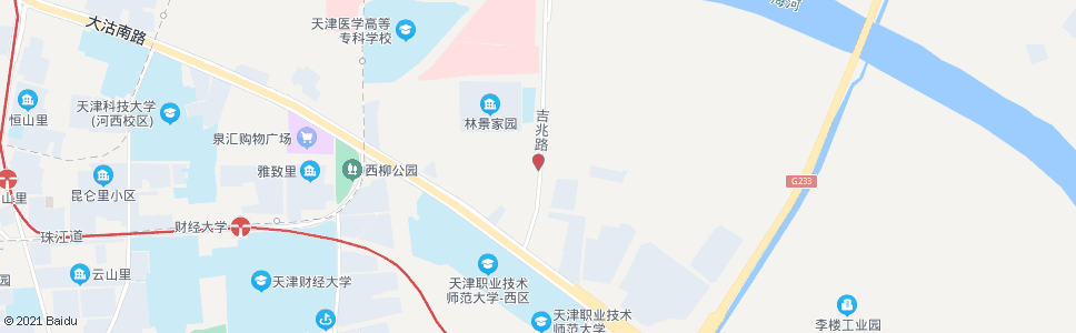 天津吉兆路_公交站地图_天津公交_妙搜公交查询2024