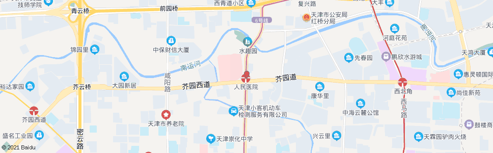 天津小站红旗路_公交站地图_天津公交_妙搜公交查询2024