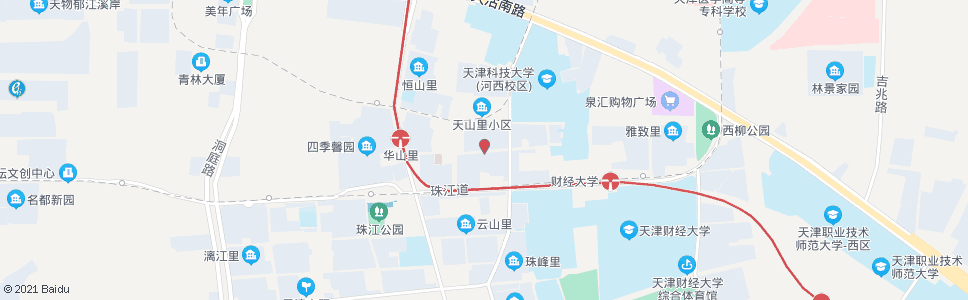 天津茂名道_公交站地图_天津公交_妙搜公交查询2024