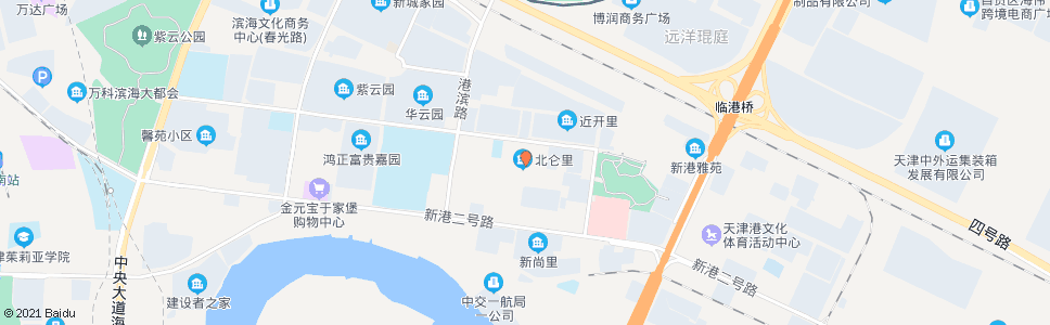 天津新港小学_公交站地图_天津公交_妙搜公交查询2024