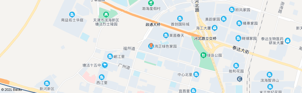 天津鸿正绿色家园(车站北路)_公交站地图_天津公交_妙搜公交查询2024