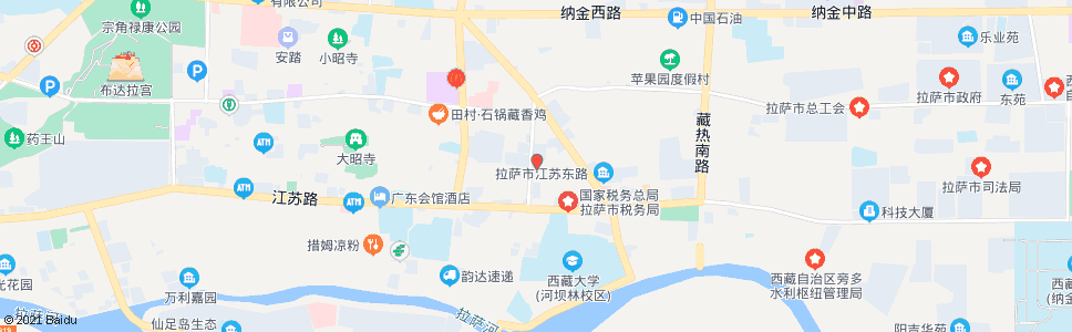 拉萨市教育局站_公交站地图_拉萨公交_妙搜公交查询2024