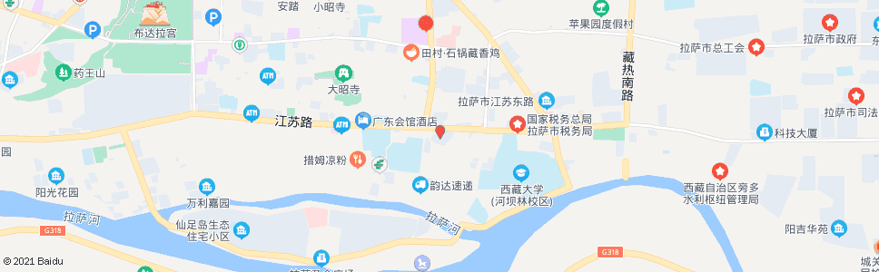 拉萨瑞吉酒店_公交站地图_拉萨公交_妙搜公交查询2024