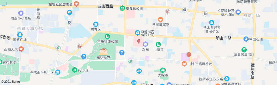 拉萨结核医院站_公交站地图_拉萨公交_妙搜公交查询2024