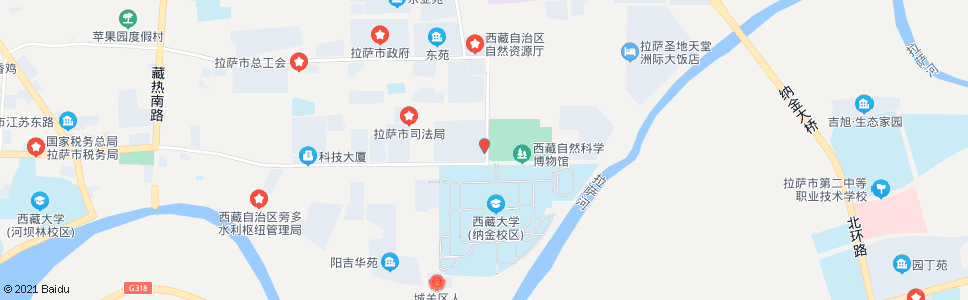 拉萨新藏大_公交站地图_拉萨公交_妙搜公交查询2024