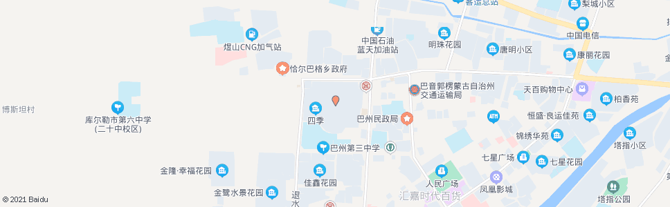 巴音郭楞巴音小区后门_公交站地图_巴音郭楞公交_妙搜公交查询2025