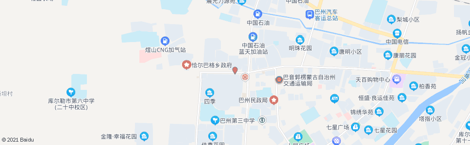 巴音郭楞永乐小区_公交站地图_巴音郭楞公交_妙搜公交查询2025