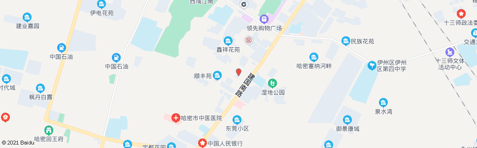 哈密市政府_公交站地图_哈密公交_妙搜公交查询2024