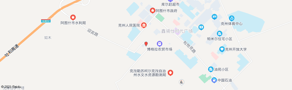 克孜勒苏阿孜汗路口(北行)_公交站地图_克孜勒苏公交_妙搜公交查询2024