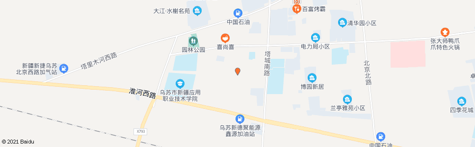 塔城职高后门_公交站地图_塔城公交_妙搜公交查询2024