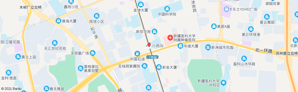 乌鲁木齐小西沟_公交站地图_乌鲁木齐公交_妙搜公交查询2024