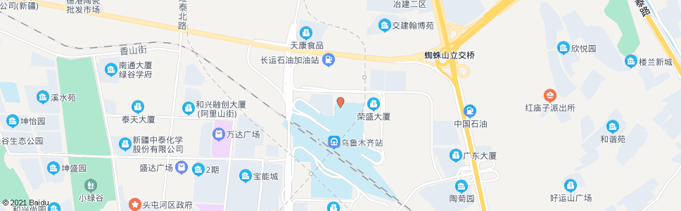 乌鲁木齐高新北区停车场_公交站地图_乌鲁木齐公交_妙搜公交查询2024