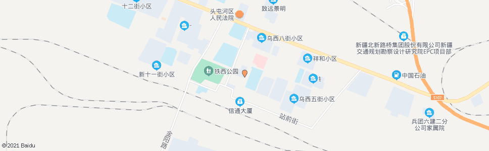 乌鲁木齐乌鲁木齐火车西站_公交站地图_乌鲁木齐公交_妙搜公交查询2024