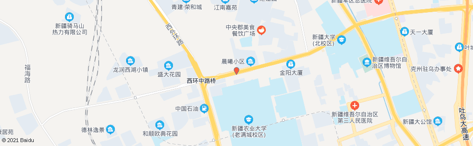 乌鲁木齐克西街_公交站地图_乌鲁木齐公交_妙搜公交查询2024