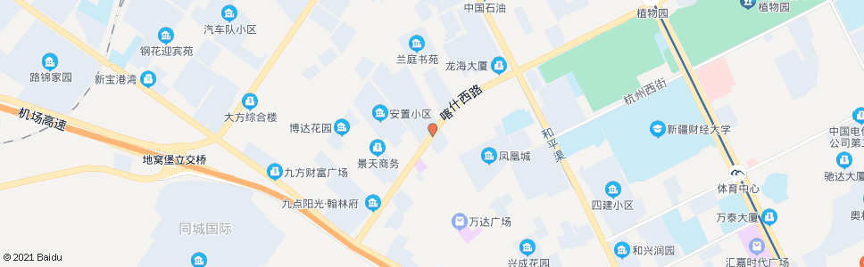 乌鲁木齐上海路_公交站地图_乌鲁木齐公交_妙搜公交查询2024