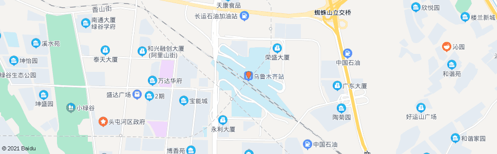 乌鲁木齐场区_公交站地图_乌鲁木齐公交_妙搜公交查询2024