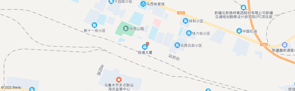 乌鲁木齐西站税务所_公交站地图_乌鲁木齐公交_妙搜公交查询2024