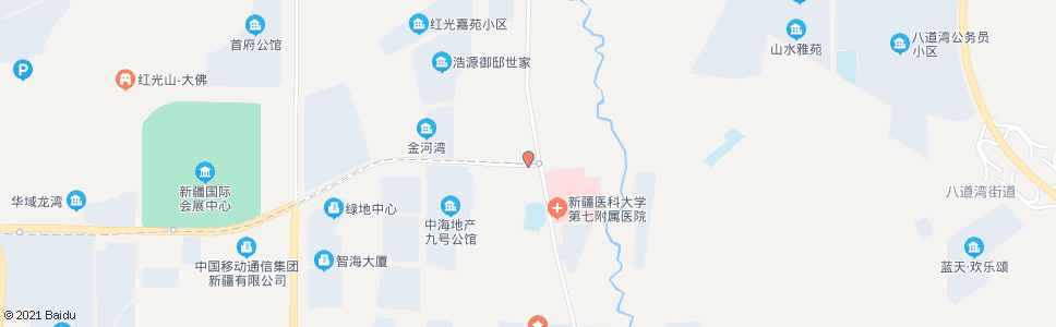 乌鲁木齐七道湾工业园_公交站地图_乌鲁木齐公交_妙搜公交查询2024