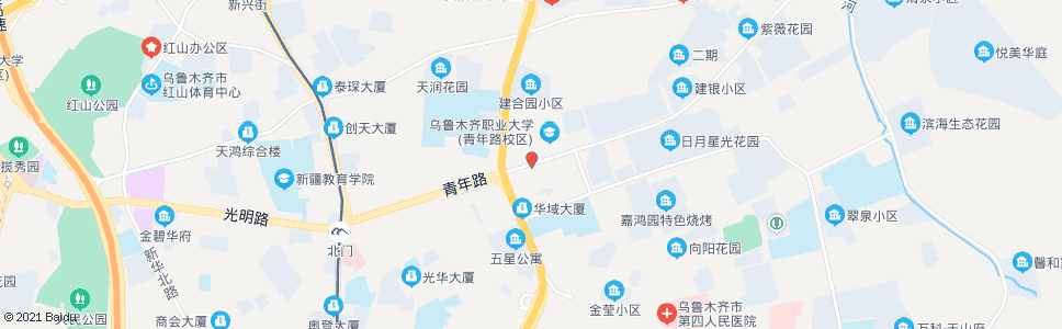 乌鲁木齐兵团医院_公交站地图_乌鲁木齐公交_妙搜公交查询2024