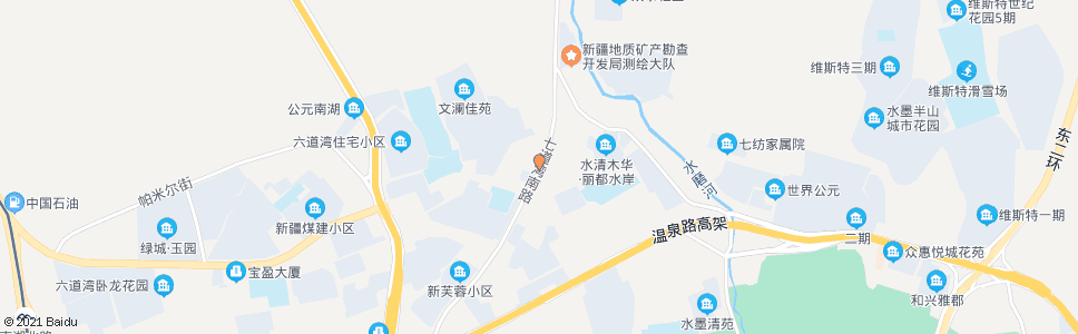 乌鲁木齐煤矿(七道湾南路)_公交站地图_乌鲁木齐公交_妙搜公交查询2024