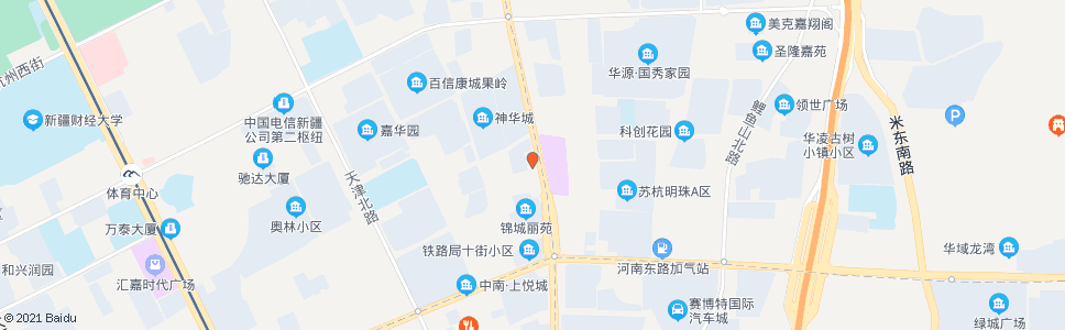 乌鲁木齐加油站(长春南路)_公交站地图_乌鲁木齐公交_妙搜公交查询2024