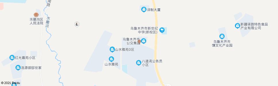 乌鲁木齐八道湾停车场_公交站地图_乌鲁木齐公交_妙搜公交查询2024