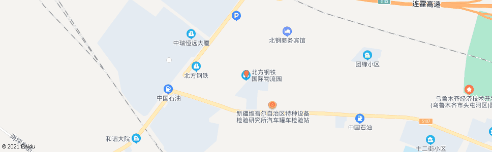 乌鲁木齐王家梁钢材市场_公交站地图_乌鲁木齐公交_妙搜公交查询2024