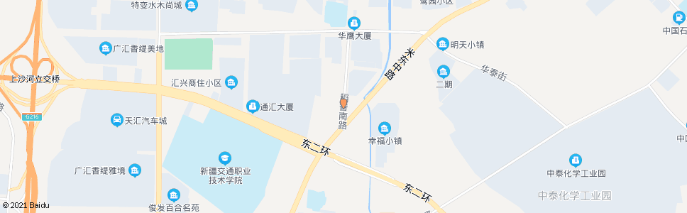 乌鲁木齐稻香南路_公交站地图_乌鲁木齐公交_妙搜公交查询2024