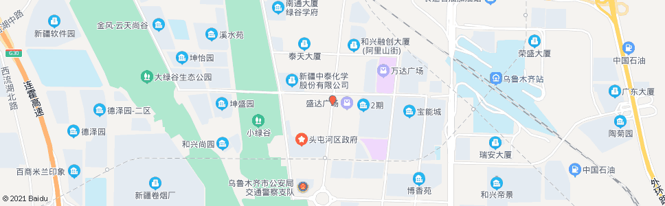 乌鲁木齐开发区文体中心_公交站地图_乌鲁木齐公交_妙搜公交查询2024